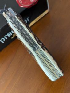 NIB 2 BLADE STAG MIKOV PREDATOR DAGGER BLADE FISHING AUTOMATIC 