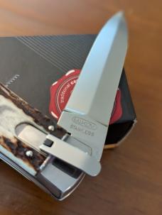 NIB 2 BLADE STAG MIKOV PREDATOR DAGGER BLADE FISHING AUTOMATIC 