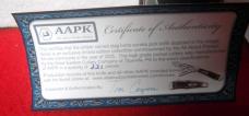 2025 ALL ABOUT POCKET KNIVES GEC STAG BONE CLUB KNIFE MINT IN TUBE ONLY 221 JACKS AVAILABLE 