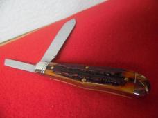2025 ALL ABOUT POCKET KNIVES GEC STAG BONE CLUB KNIFE MINT IN TUBE ONLY 221 JACKS AVAILABLE 