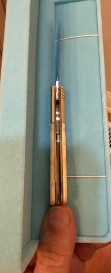 Rare Bob Cargill Custom One Arm Razor Swing Lock Pocket Knife Bone 1 Of 100. Near Mint!