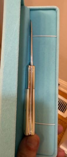 Rare Bob Cargill Custom One Arm Razor Swing Lock Pocket Knife Bone 1 Of 100. Near Mint!