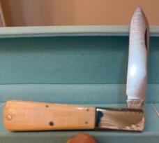 Rare Bob Cargill Custom One Arm Razor Swing Lock Pocket Knife Bone 1 Of 100. Near Mint!