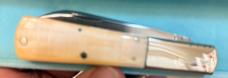 Rare Bob Cargill Custom One Arm Razor Swing Lock Pocket Knife Bone 1 Of 100. Near Mint!