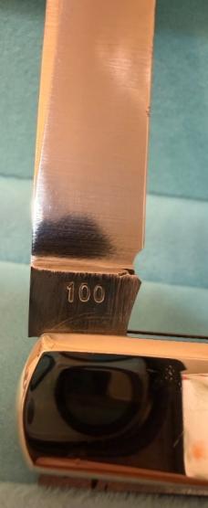 Rare Bob Cargill Custom One Arm Razor Swing Lock Pocket Knife Bone 1 Of 100. Near Mint!