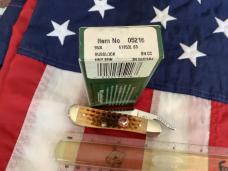2004 Case xx Russlock Knife w/ Super Honey Bone Handles (mdl# 61953L SS) +Texas Shield -NOS Orig box