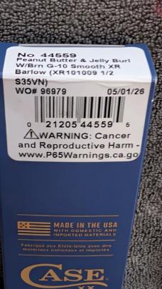 Case XX Crossroads Peanut Butter Jelly SMKW SFO