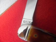 QUEEN TITUSVILLE CUTLERY COMPANY PA. VERY LIMITED (100) STAG FARMERS JACK KNIFE 