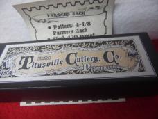 QUEEN TITUSVILLE CUTLERY COMPANY PA. VERY LIMITED (100) STAG FARMERS JACK KNIFE 