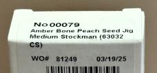 2026 Casexx Amber Bone Medium Stockman Case # 0079 New In Original Box