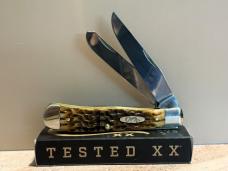 2026 Amber Bone Trapper With Pocket Clip (6254c ss) New In Orignal Box.