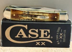 2026 Case xx 65 Burnt Bone Stag Trapper 65254 New in Box 