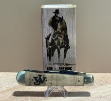 Case XX™ John Wayne Smooth Curly Maple Wood Trapper Stainless Pocket Knife 10708 New In Box