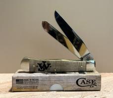 Case XX™ John Wayne Smooth Curly Maple Wood Trapper Stainless Pocket Knife 10708 New In Box