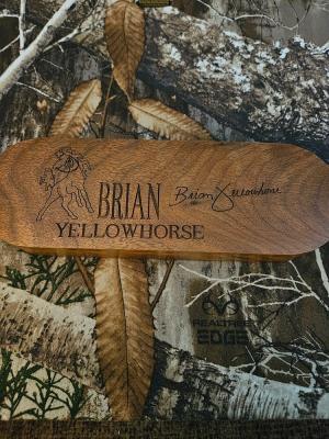 Brian Yellowhorse 532 Wolf Blue Turquoise