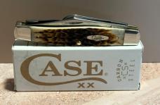 2026 Case XX™ Jigged Amber Bone Large Stockman Carbon Steel Pocket Knife 00204 New In Box