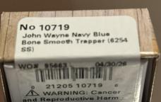 2026 Case XX™ Trapper John Wayne Brand Navy Blue Bone 10719 Pocket Knife New In Box