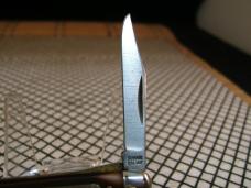 SCHRADE OLD TIMER 18OT MIGHTY MITE U.S.A. VINTAGE 1095 CARBON STEEL BLADE LINER LOCK POCKET KNIFE