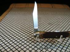 SCHRADE OLD TIMER 18OT MIGHTY MITE U.S.A. VINTAGE 1095 CARBON STEEL BLADE LINER LOCK POCKET KNIFE
