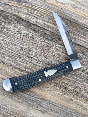 NORTHWOODS  GEC BLUEBERRY BURLAP HAWTHORNE JACK KNIFE WSHEATH