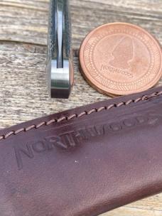 NORTHWOODS ** GEC BLUEBERRY BURLAP HAWTHORNE JACK KNIFE W/SHEATH