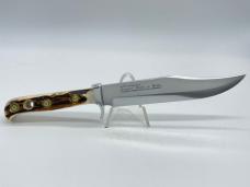 1971 PUMA Germany 6396 Genuine Stag Handmade Original Bowie w/ OMP Box & Sheath