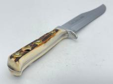 1971 PUMA Germany 6396 Genuine Stag Handmade Original Bowie w/ OMP Box & Sheath