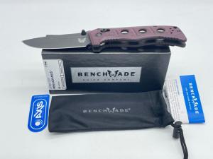 2022 BENCHMADE USA 273BK-2201 Limited Edition Burgundy Mini Adamas w/ OMP Box