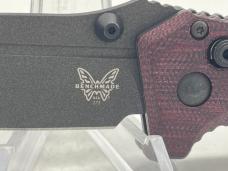 2022 BENCHMADE USA 273BK-2201 Limited Edition Burgundy Mini Adamas w/ OMP Box
