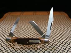 SCHRADE N.Y. OLD TIMER 108OT JR. STOCKMAN VINTAGE U.S.A. NOS 1095 CARBON STEEL BLADES POCKET KNIFE