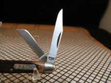SCHRADE N.Y. OLD TIMER 108OT JR. STOCKMAN VINTAGE U.S.A. NOS 1095 CARBON STEEL BLADES POCKET KNIFE