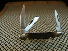 SCHRADE N.Y. OLD TIMER 108OT JR. STOCKMAN VINTAGE U.S.A. NOS 1095 CARBON STEEL BLADES POCKET KNIFE