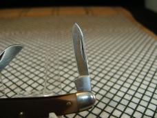 SCHRADE N.Y. OLD TIMER 108OT JR. STOCKMAN VINTAGE U.S.A. NOS 1095 CARBON STEEL BLADES POCKET KNIFE