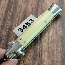 AKC Auto Stiletto SwitchBlade Bolster Lock Folding Pocket Knife Made In Italy 