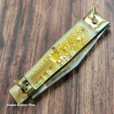 Vintage Lever Lock SwitchBlade Folding Pocket Knife 