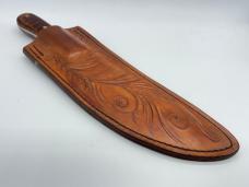 2022 ML KNIVES (Matthew Lesniewski) Custom Handmade Maple Camp Knife w/ Sheath
