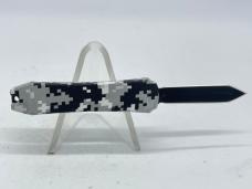 Mini White Digi Camo OTF Automatic