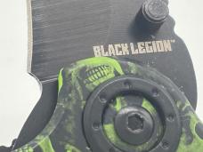 BLACK LEGION BV186 Undead Assisted Flipper Open Double Karambit 