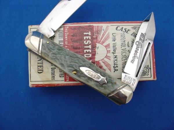 Case Classic 62046J Moss bottom Green Bone Handle Moose Knife