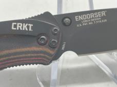 CRKT 1105K Lerch Design Endorser Brown/Black G10 Assist Liner Lock w/ OMP Box