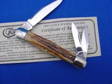 Case Classic 53083 Stag Handle 3 Blade Whittler Knife 