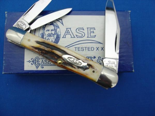 Case Classic 53083 Stag Handle 3 Blade Whittler Knife Case Classic 53083 Stag Handle 3 Blade Whittler Knife