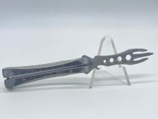 MAXACE Designed by MidnightCat Loran Titanium & CF Balisong Butterfly w/ Pouch