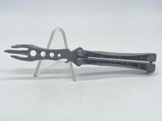 MAXACE Designed by MidnightCat Loran Titanium & CF Balisong Butterfly w/ Pouch
