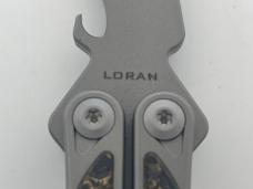 MAXACE Designed by MidnightCat Loran Titanium & CF Balisong Butterfly w/ Pouch