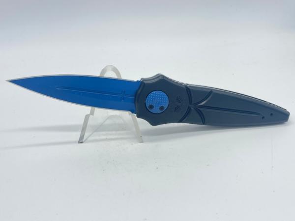 PARAGON USA Blue Sorcerer Spear Point Warlock Gravity Knife PARAGON USA Blue Sorcerer Spear Point Warlock Gravity Knife