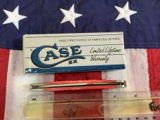 1989 Case xx Centennial Cheetah (Mdl# R6111 1/2 SS) w Red Bone Handles in Orig box