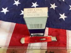 1989 Case xx Centennial Cheetah (Mdl# R6111 1/2 SS) w Red Bone Handles in Orig box