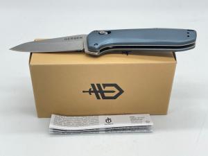 GERBER Blue Highbrow Compact Assisted Open Axis Lock w OMP Box