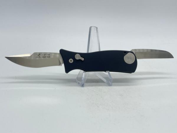 S.W.A.T. First Run Black Aluminum Double Blade Automatic Knife (1/100)